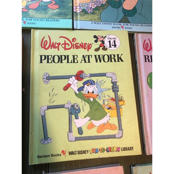 Disney Vintage Mickey's Young Readers Library & Fun-to-Learn Library Books Qty 9 - Picture 6 of 10